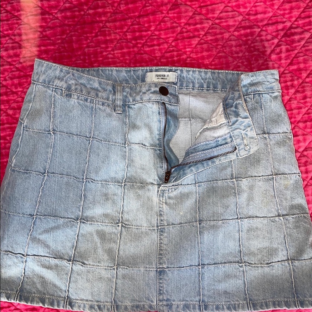 Forever 21 denim skirt